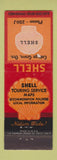 Matchbook Cover - Shell oil gas Cottage Grove OR low phone # WEAR