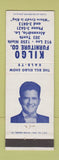 Matchbook Cover - Kilgo Furniture Alexandria LA KALB TV Bill Kilgo Show