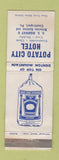 Matchbook Cover - Potato City Hotel Coudersport PA WEAR
