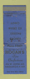 Matchbook Cover - Hogan's Restaurant Albuquerque NM WORN