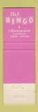 Matchbook Cover - Club Bingo Las Vegas NV casino