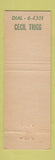 Matchbook Cover - KOSA Radio CBS Odessa TX 1230 WEAR