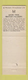 Matchbook Cover - KYJC Radio Medford OR Orange Julius Crater Cafe