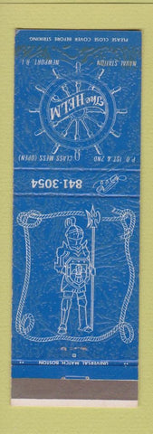 Matchbook Cover - The Helm Naval Station Newport RI