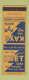 Matchbook Cover - KSET Radio Kay's Grocery El Paso? TX
