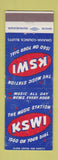 Matchbook Cover - KSWI Radio Omaha NE Council Bluffs IA