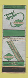 Matchbook Cover - Illinois Central Railroad WORN