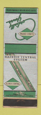 Matchbook Cover - Illinois Central Railroad WORN