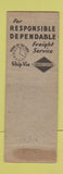 Matchbook Cover - Illinois Central Railroad WORN