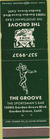 Matchbook Cover - The Groove Garden Grove CA Football graphics