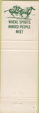 Matchbook Cover - The Groove Garden Grove CA Football graphics