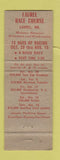 Matchbook Cover - Laurel Horse Racing Laurel MD WEAR