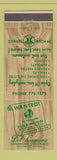 Matchbook Cover - Texaco oil gas Del Camino Rsetaurant Longmont Colorado