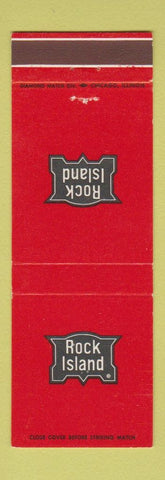 Matchbook Cover - Rock Island Railroad