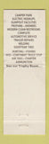 Matchbook Cover - Tahneta Inn Brandt's Texaco oil gas WORN