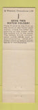 Matchbook Cover - KYJC Radio Medford OR Pine St Shell oil gas Central Point OR