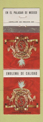 Matchbook Cover - Emblema De Calidad Mexico Liquor?