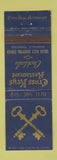 Matchbook Cover - Cross Keys Restaurant Nashville TN
