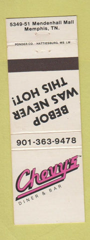 Matchbook Cover - Chevy's Diner Bar Memphis TN