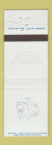 Matchbook Cover - The Gunganut Pig Franklin TN STAMPED