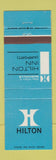 Matchbook Cover - Hilton Hotel Nashville TN Airport