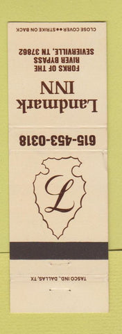 Matchbook Cover - Landmark Inn Sevierville TN WEAR