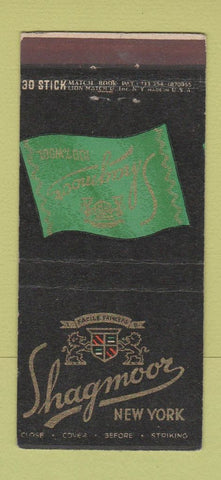 Matchbook Cover - Shagmoor Wool New York City Linder Bros Clothes 30 Stick