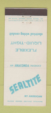 Matchbook Cover - Sealtite Anaconda Product Wire Conduit  30 Stick