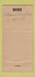 Matchbook Cover - Regan Oil Field Equipment 1948 30 Stick