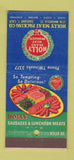 Matchbook Cover - Holly Brand Meat Packing Oakland CA 30 Stick
