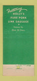 Matchbook Cover - Holly Brand Meat Packing Oakland CA 30 Stick