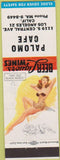 Matchbook Cover - Palomo Cafe Los Angeles CA pinup