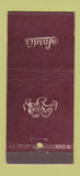 Matchbook Cover - Sardi's Restaurant New York City 30 Stick