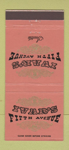 Matchbook Cover - Ivar's Seattle WA Restaurant 30 Stick