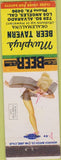 Matchbook Cover - Murphy's Beer Tavern Los Angeles CA pinup