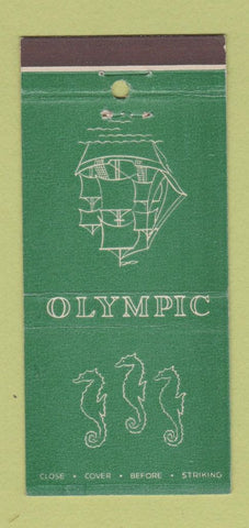 Matchbook Cover - Olympic Hotel Seattle WA Marine Room 30 Stick