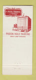 Matchbook Cover - Penn Harris Hotel Harrisburg PA WEAR 30 Stick