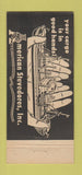 Matchbook Cover - American Stevedores New York City Terminal Operator 30 Stick