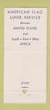 Matchbook Cover - Farrell Lines Shipping 30 Stick