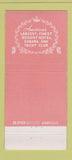 Matchbook Cover - La Ronde Fontainebleau Hotel Miami Beach FL 30 Stick