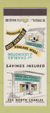 Matchbook Cover - Druid Hill Federal Savings Baltimore MD 30 Stick