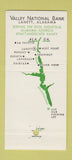 Matchbook Cover - Valley National Bank Lanett AL rabbit 30 Stick