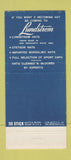 Matchbook Cover - Lundstrom Hats Stetson San Francisco CA 30 Stick