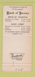 Matchbook Cover - Bank of Jaromo Blue Springs MO 30 Strike
