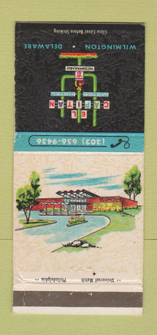 Matchbook Cover - El Capitan Motor Hotel Wilmington DE 30 Strike