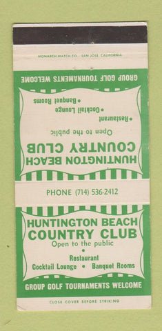 Matchbook Cover - Huntington Beach Country Club CA WEAR 30 Strike