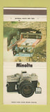 Matchbook Cover - Minolta Cameras Photo Competition 30 Strike