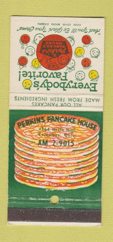 Matchbook Cover - Perkins Pancake House  30 Strike