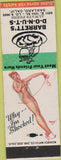Matchbook Cover - Barrett's Donuts Oakland CA pinup