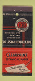 Matchbook Cover - Clearprint Technical Paper Oakland LA San Francisco 30 Stick